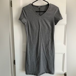 Short grey bodycon dress